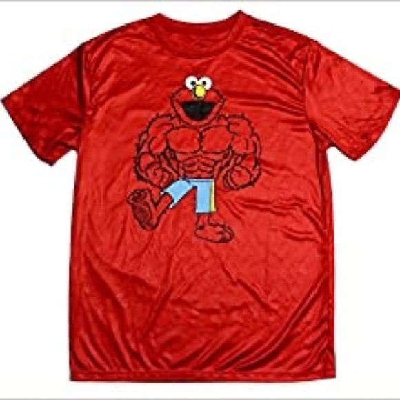 elmo muscle shirt